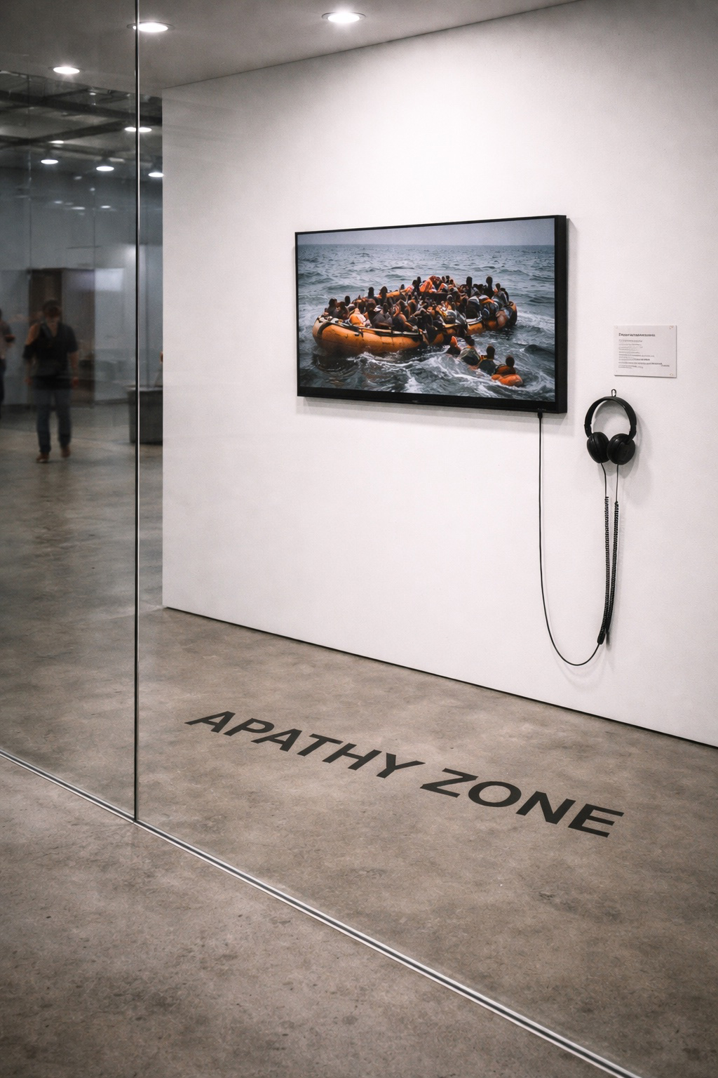 © Quinn Gapp – Visualisierung der geplanten Ausstellung „The Gaze of Indifference