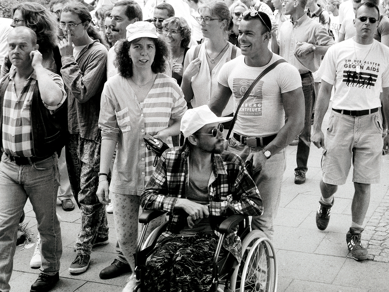 Um die Alster gegen AIDS, 1996. Foto: Chris Lambertsen